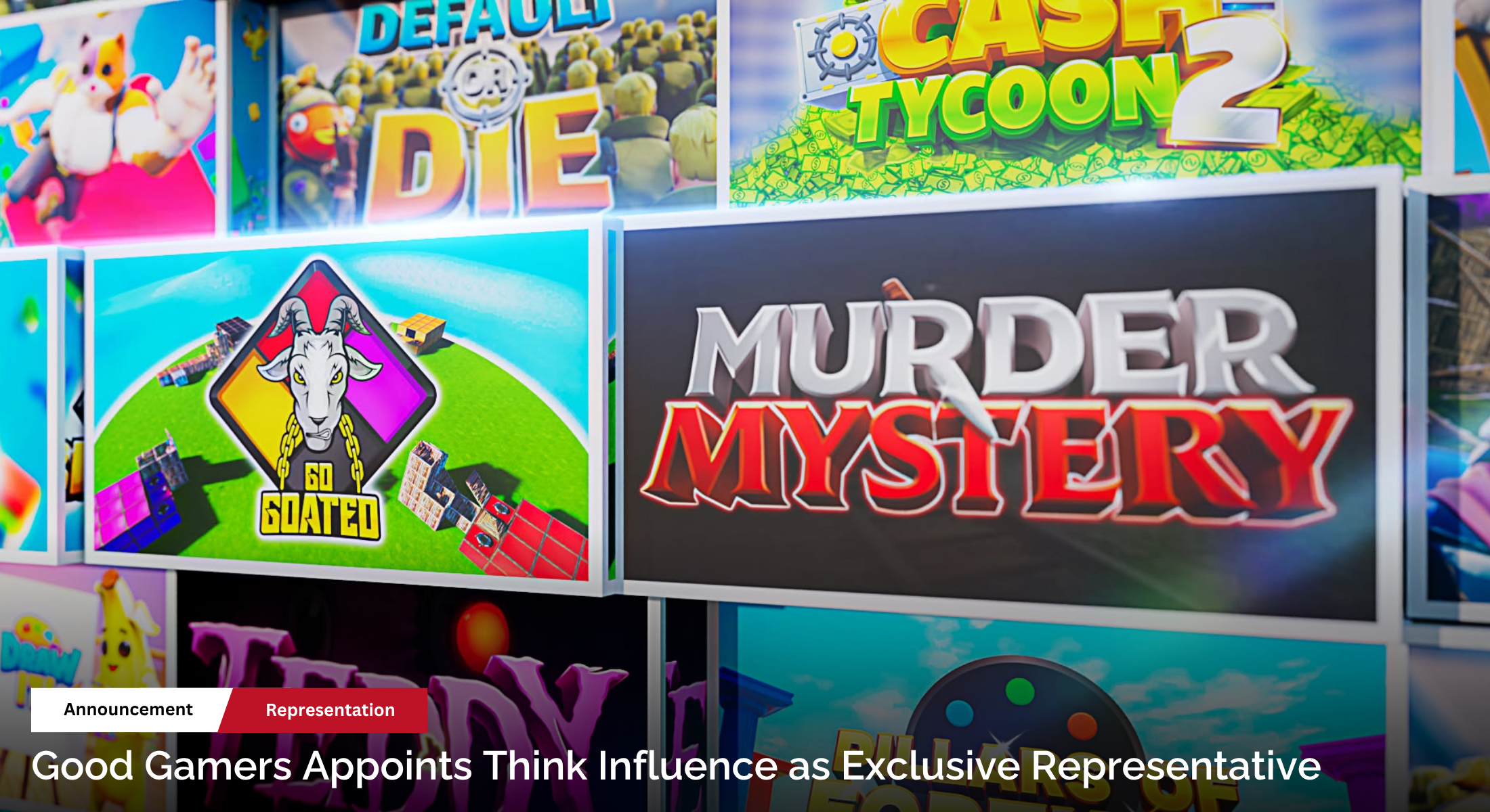 Good Gamers Appoints Think Influence as Exclusive Agent