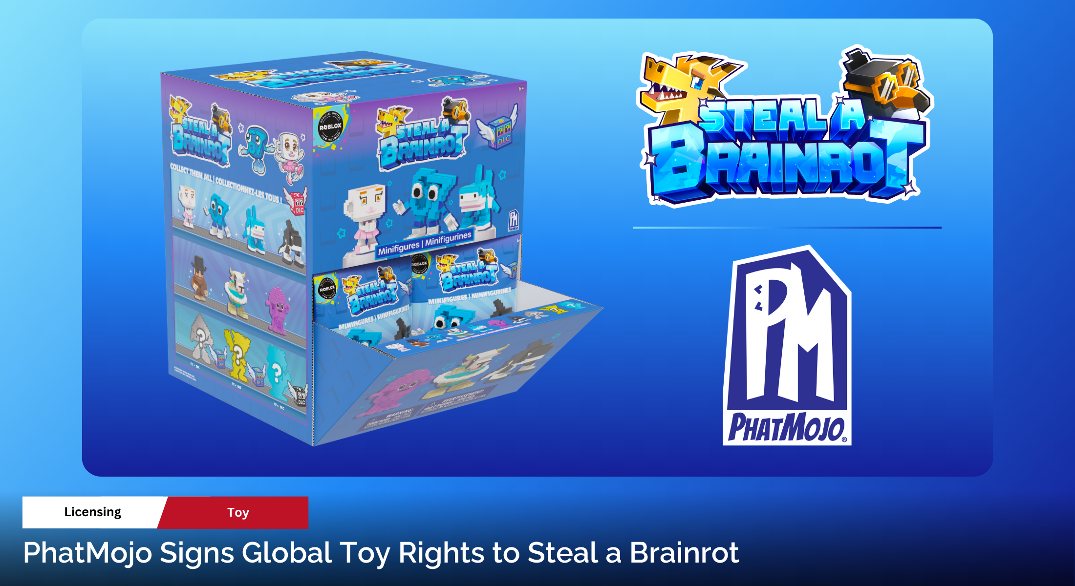 PhatMojo Signs Global Toy Rights to Steal a Brainrot