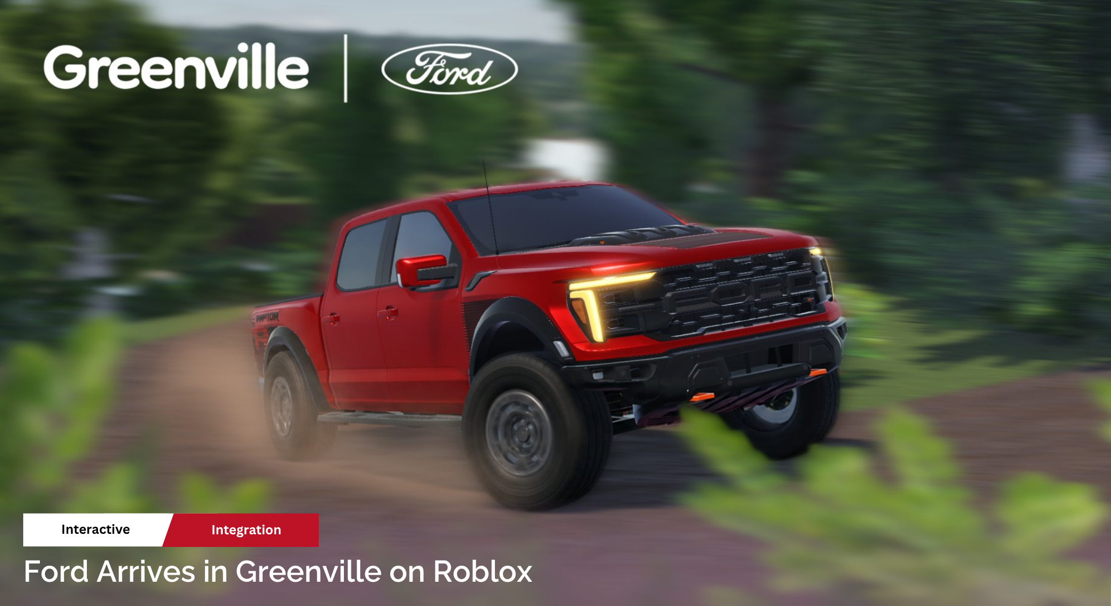 Ford Arrives in Greenville on Roblox