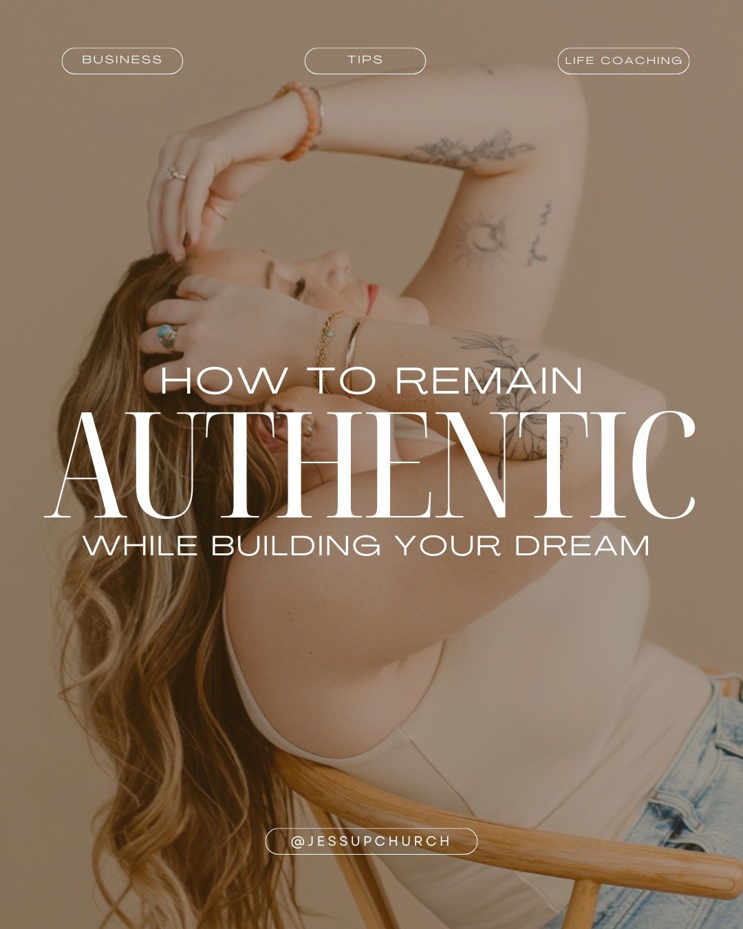as business owners in an online world, we've heard time and time again, build trust, build credibility...⁠
⁠
and one of the most valuable ways to do that is to be authentic...be YOU.⁠
⁠
a lot of times, we feel like we have to become a completely diff