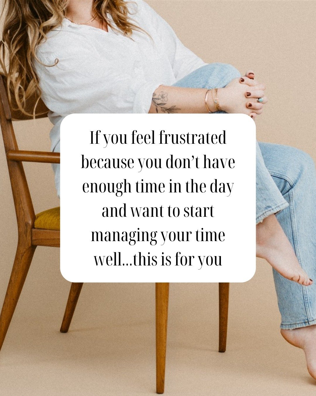 You didn't realize you can actually create more time within your 24 hours, did you?⁠
⁠
⇢ When you stop worrying about if this is the path for you...⁠
⇢ Choosing to say yes to yourself and no to others...⁠
⇢ Trusting yourself to make a decision and ma