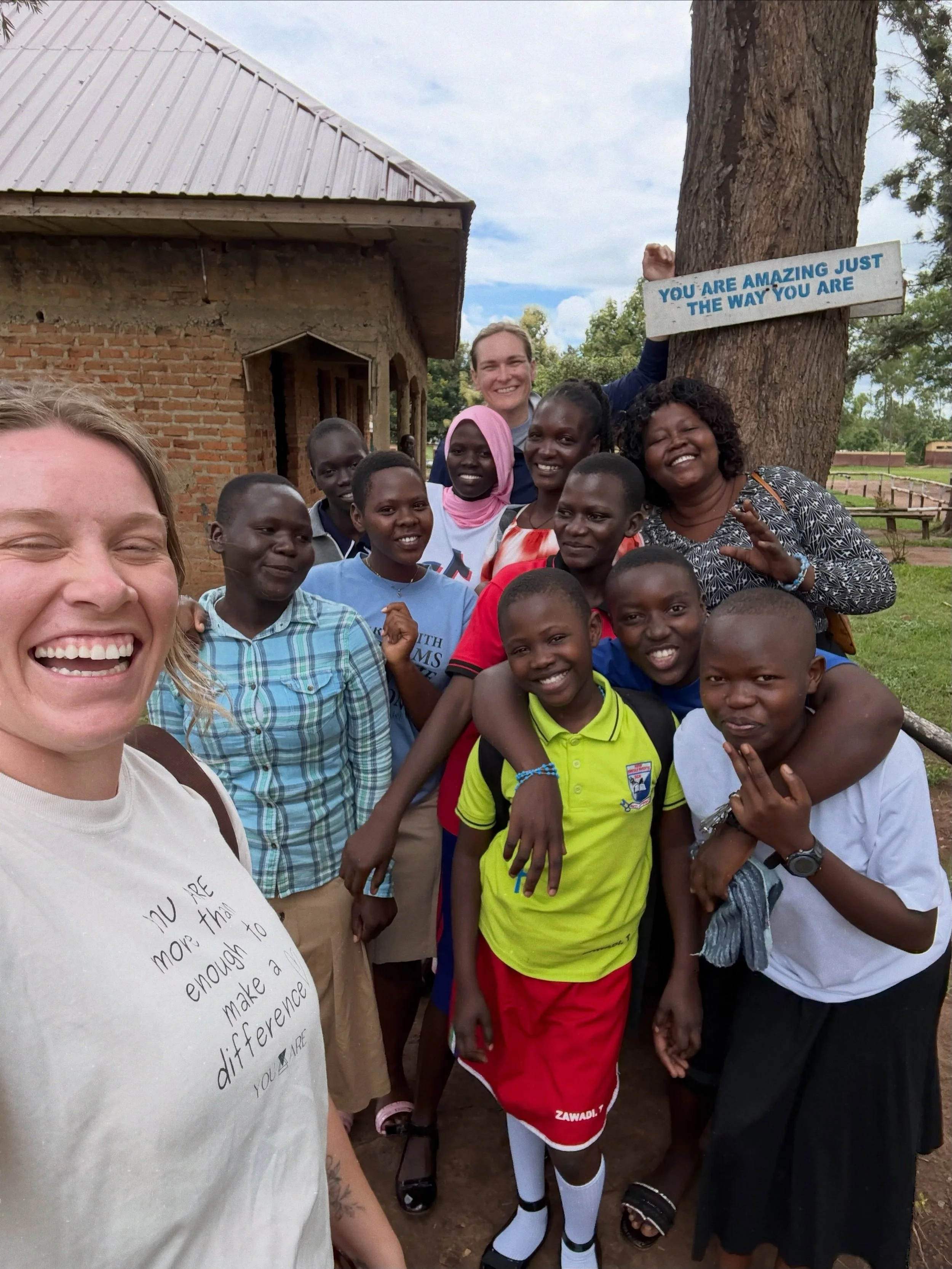 I used to dream of days like this, and sometimes I still have to pinch myself that I get to do this for work. That I get to tell women and girls that they are amazing just the way they are&hellip;.Every time I step foot in Uganda, and see the work of