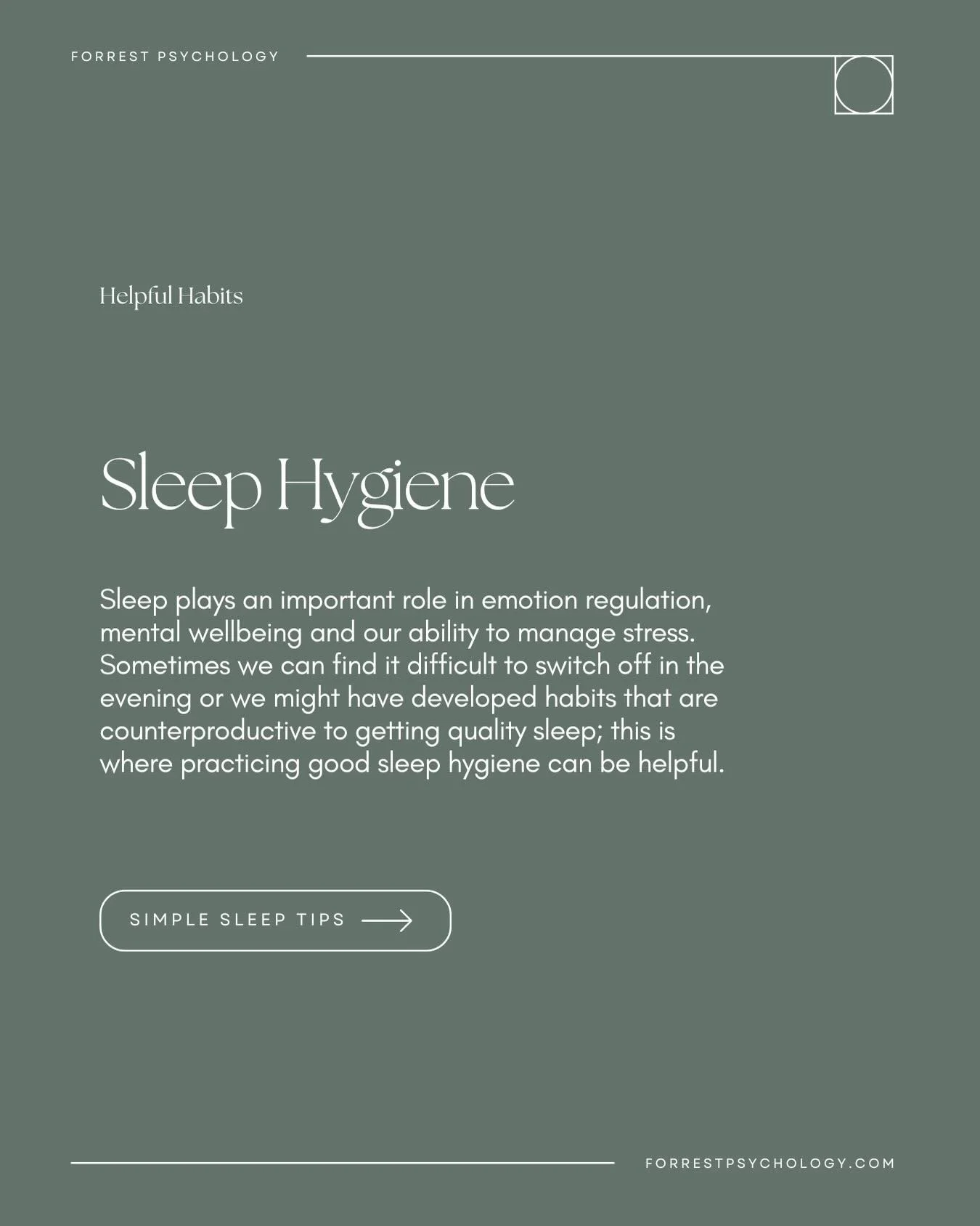 Good sleep supports our mind and body in so many ways. It isn&rsquo;t just about hours in bed&mdash; it&rsquo;s about consistency, cues and quality. Research shows that regular sleep/wake times, reduced evening light exposure, and reserving the bed f