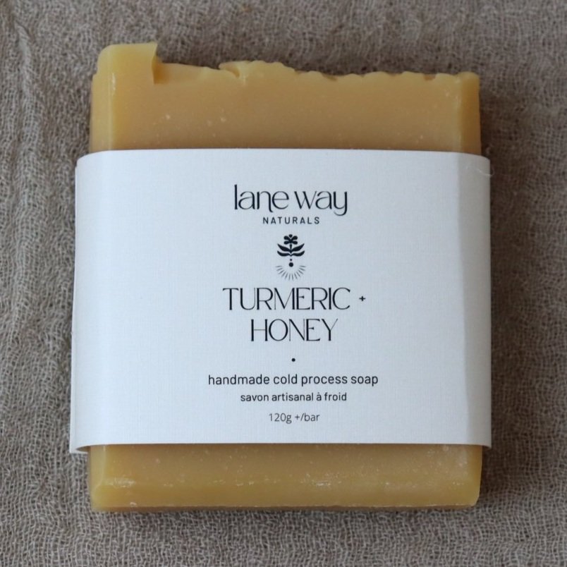Turmeric + Honey • Cold Process Soap bar