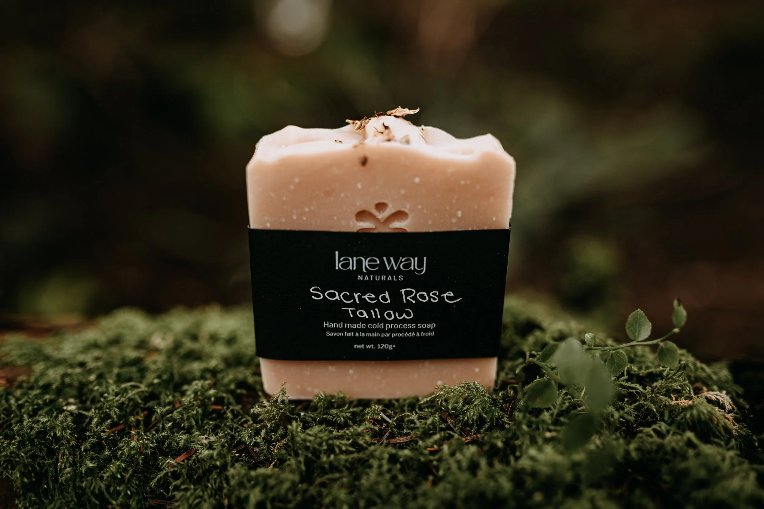 Sacred Rose (tallow) | Cold Process Soap Bar