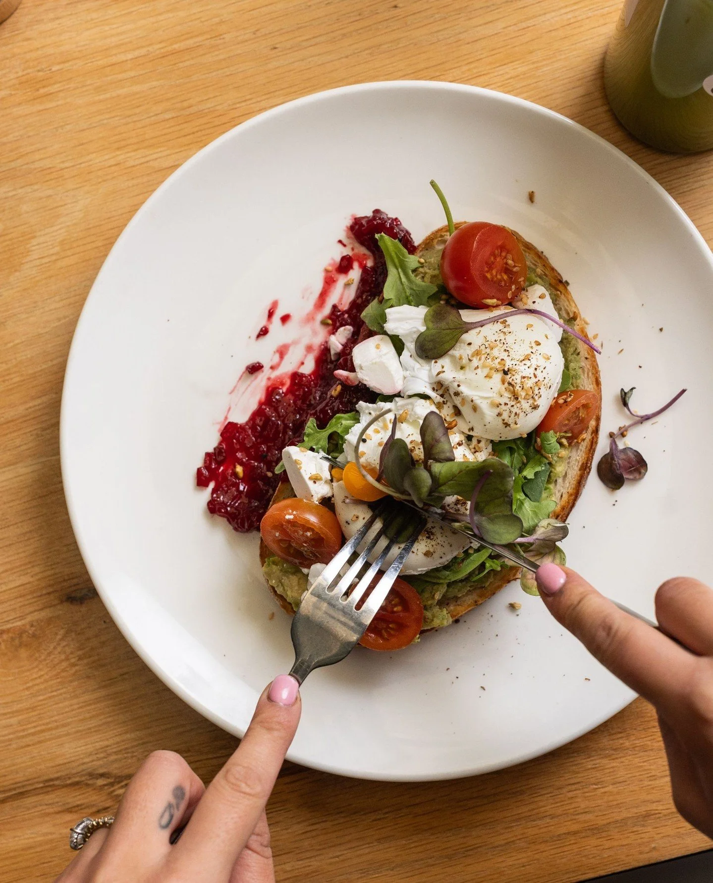 Start the day well with our $15 breakfast deal with favourites like smashed avo, vegan stack and pancakes on the menu.⁠
⁠
*Monday to Friday until 12pm.