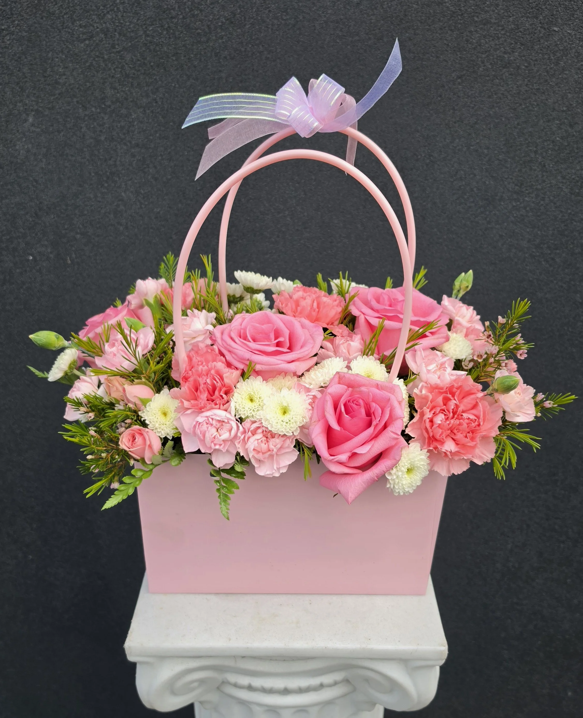 Light Pink Floral Purse