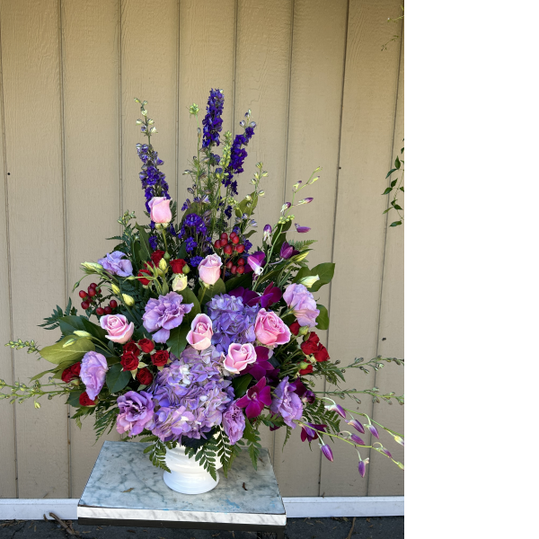 Floral Tribute Sympathy Arrangement — Fremont Flowers