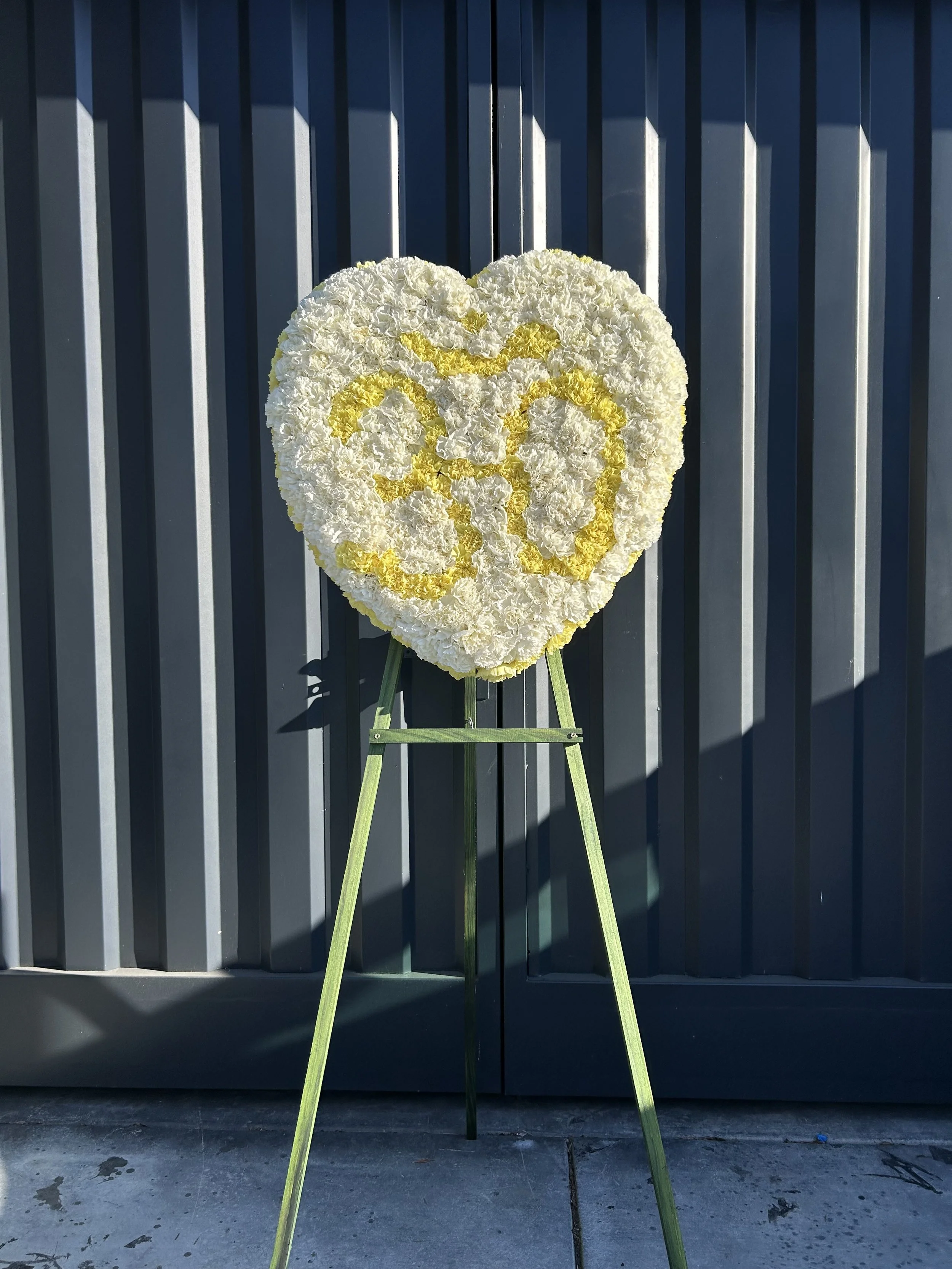 Yellow OHM Standing Heart