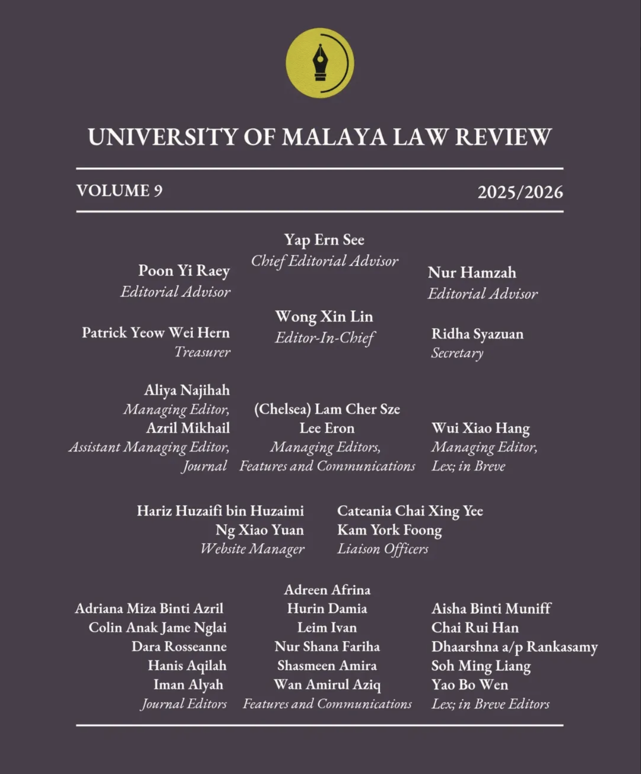 University of Malaya Law Review