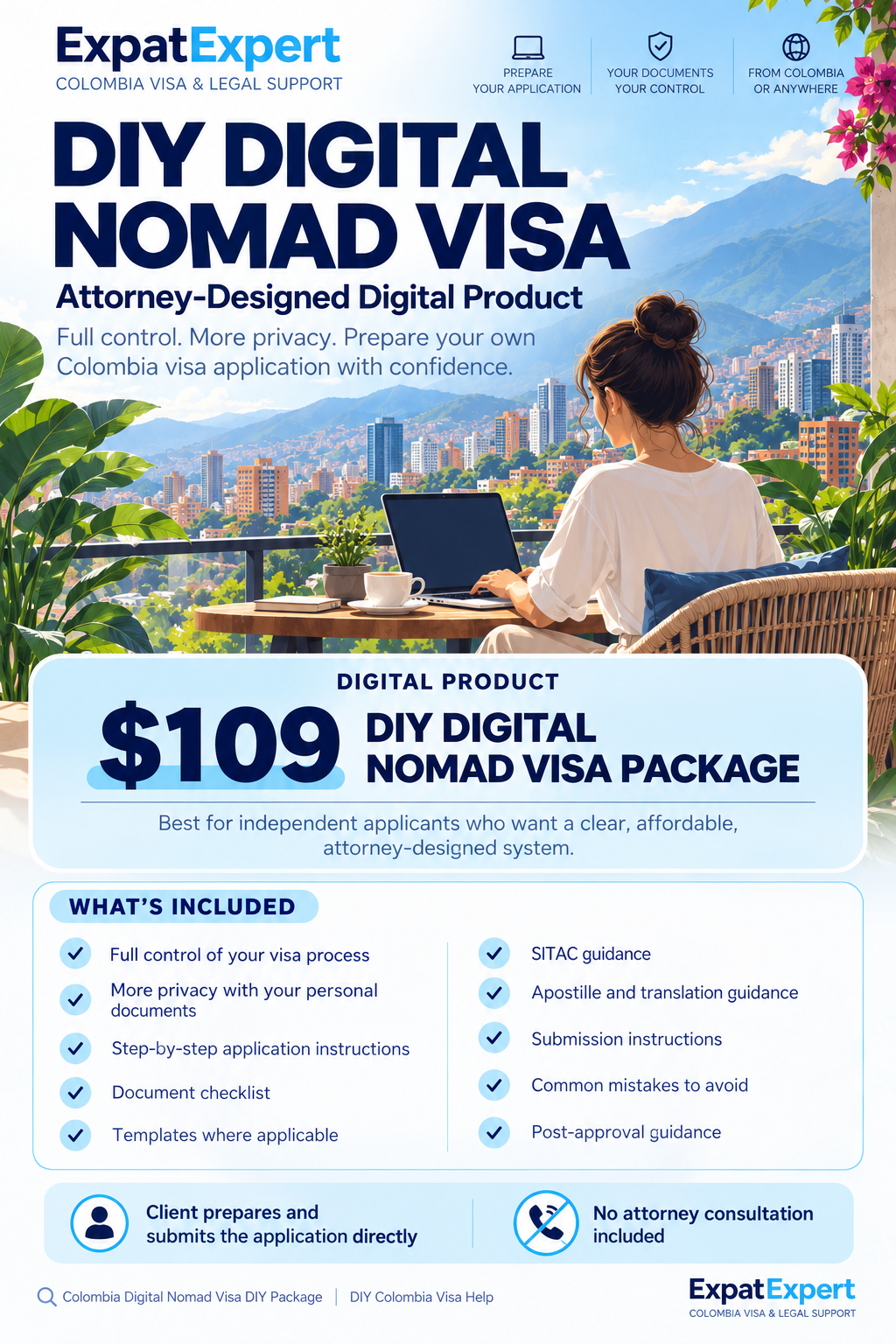 Digital Nomad Visa | DIY Package