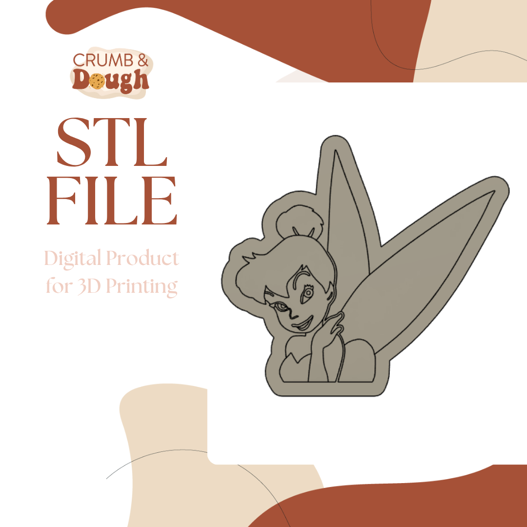 Pixie Girl Stamp & Cutter STL File