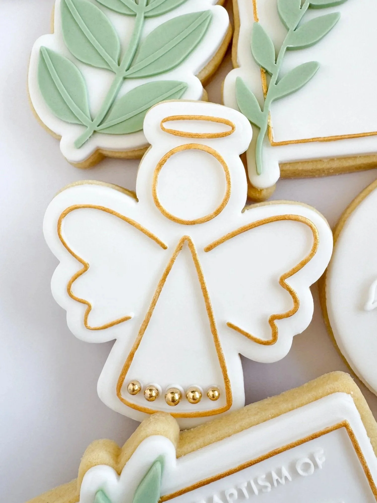 Angel Outline Cookie Stamp & Cutter