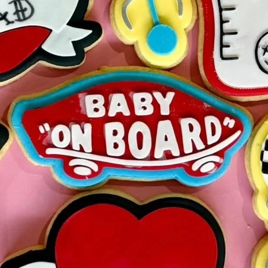 Baby on Board Cookie Stamp & Cutter