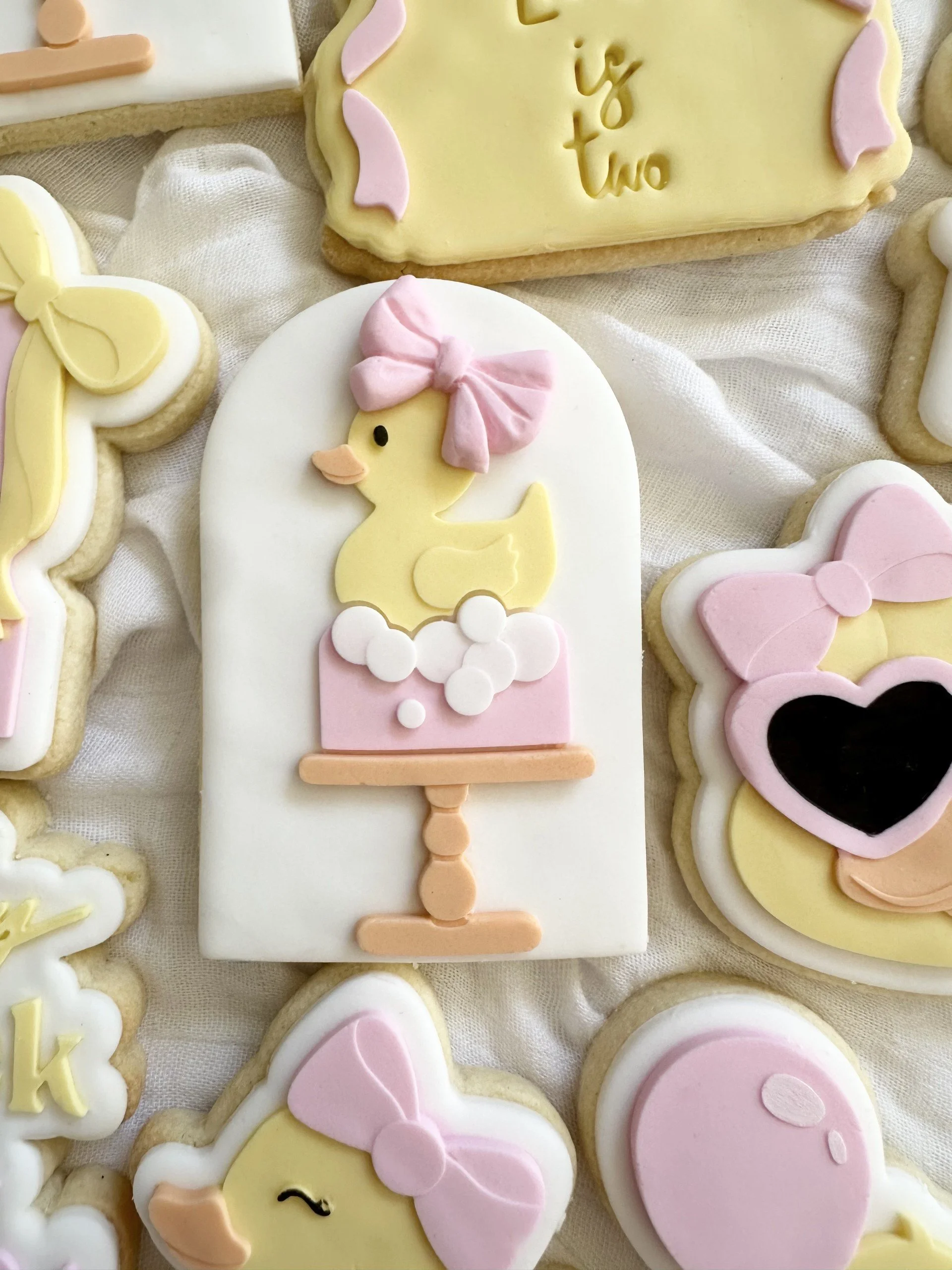 Rubber Ducky Cake Arch Cookie Stamp & Cutter