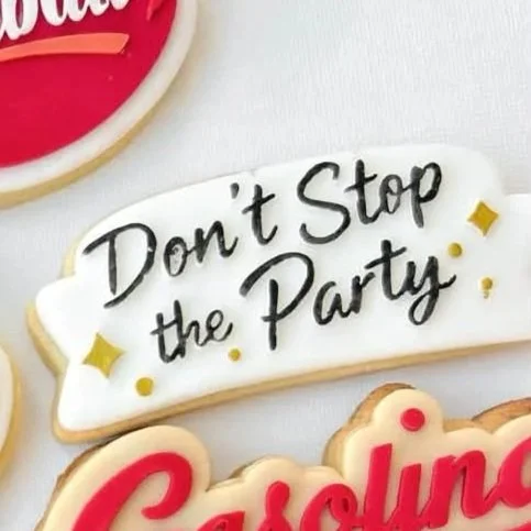 Don't Stop the Party Cookie Stamp & Cutter