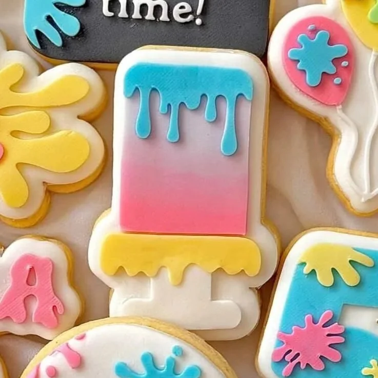 Slime Cake Cookie Stamp & Cutter
