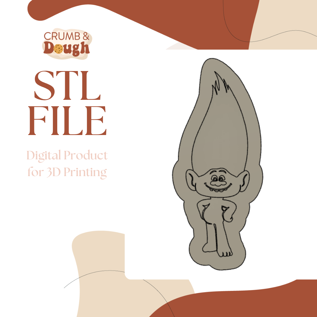 Guy Cookie Stamp & Cutter STL File