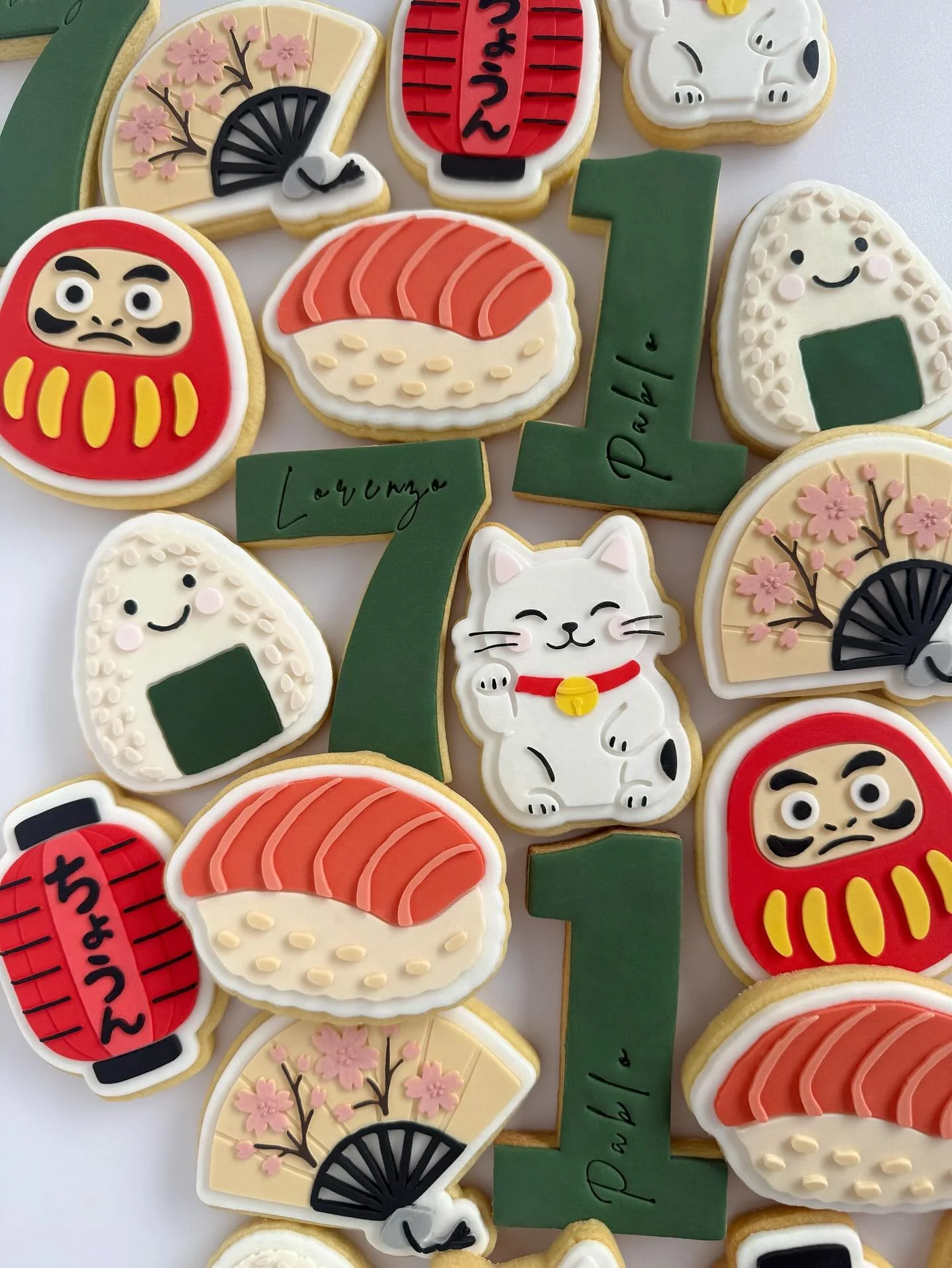 Lorenzo &amp; Pablo&rsquo;s joint Japanese birthday 🇯🇵

All stamps available on my website 🍣