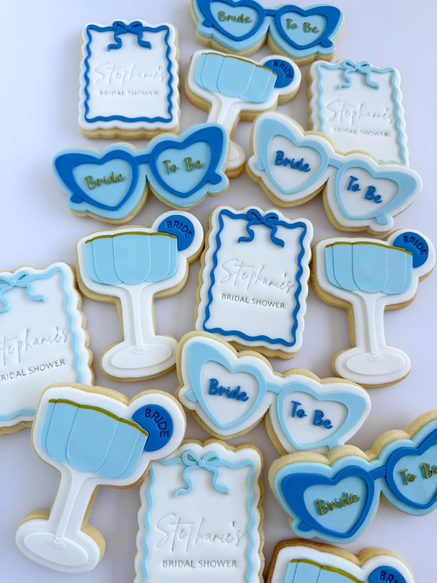 Stephanie&rsquo;s bridal shower 💙

Cookie package: DELUXE