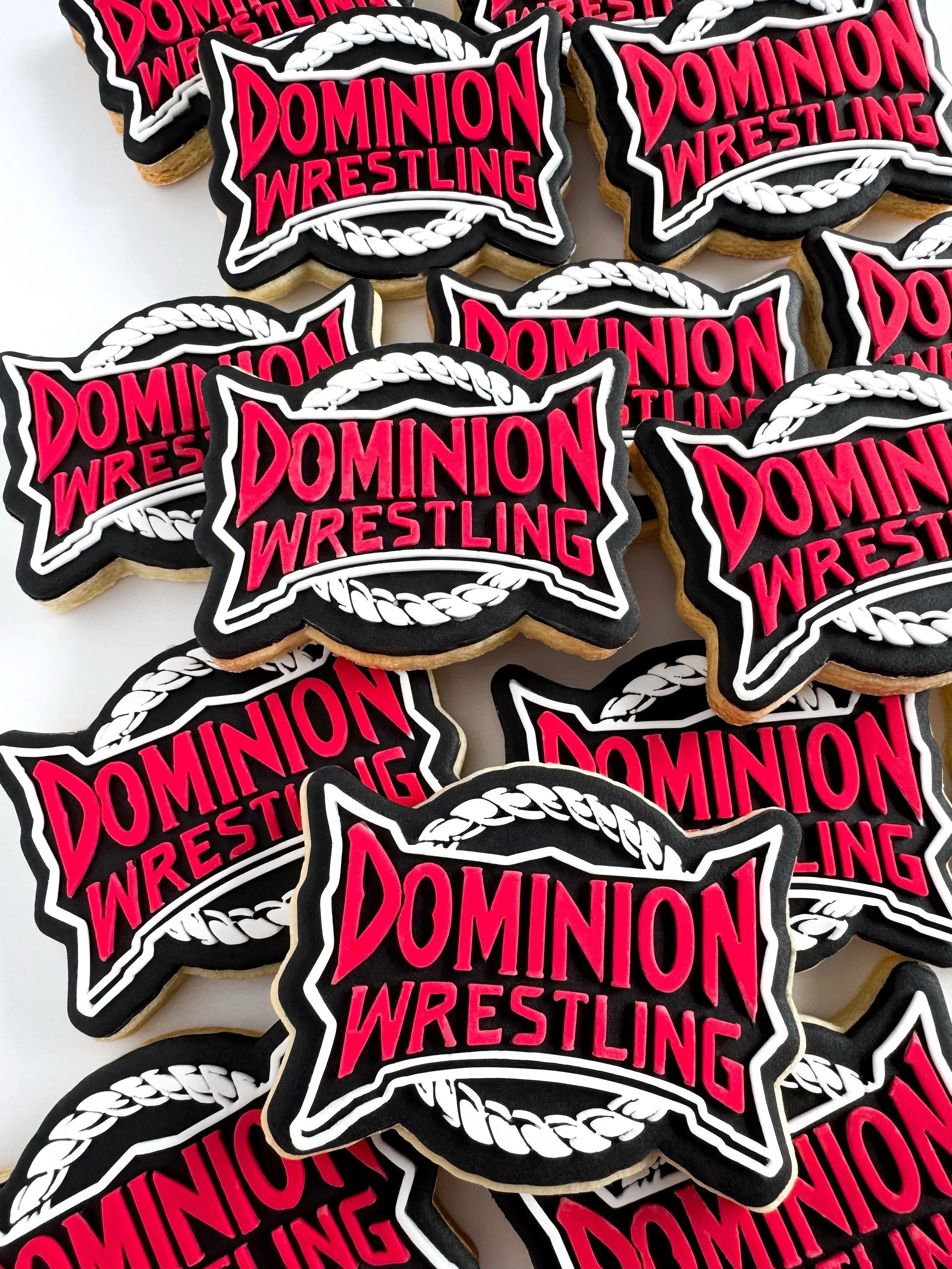 My boys and I had the best time at the @dominionwrestlingau Shatterpoint show last Saturday! And were thrilled to make them some custom cookies to match their Shatterpoint logo 😋 If you&rsquo;re down in Melbourne and wanting a fun night out with the