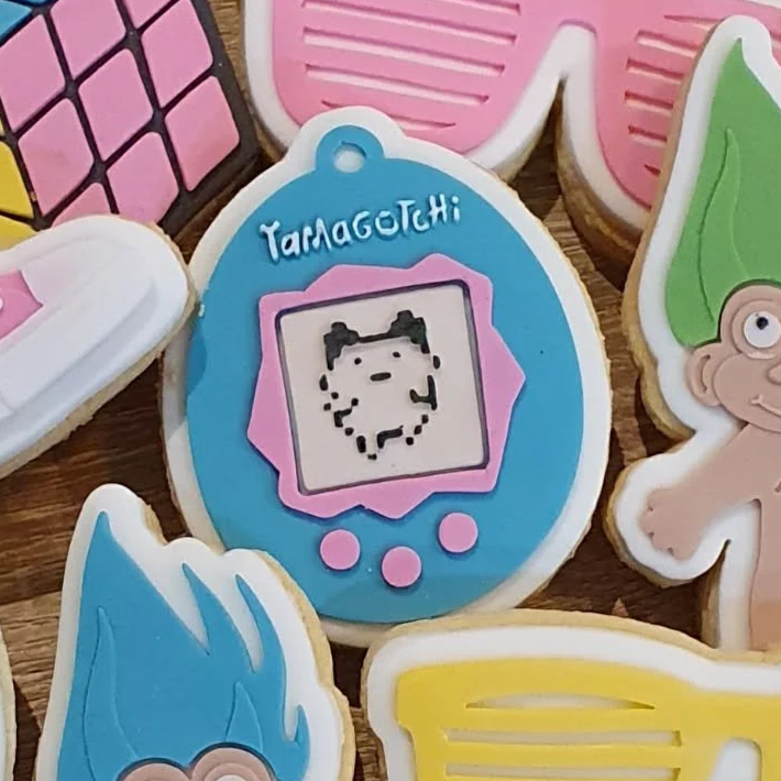 Tamagotchi Cookie Stamp & Cutter
