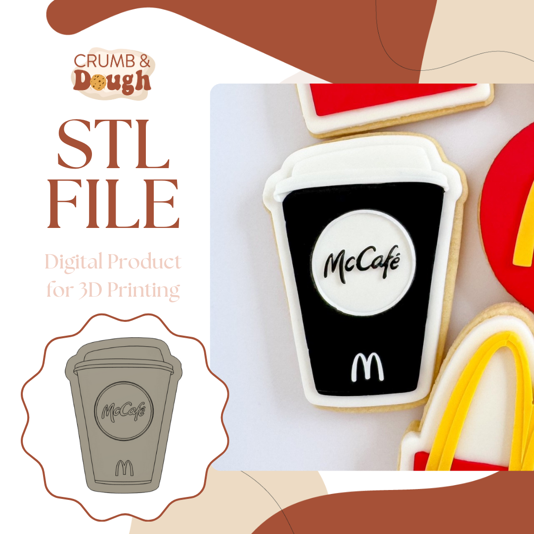McCoffee Cookie Stamp STL File