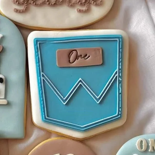 Denim Pocket Cookie Stamp & Cutter