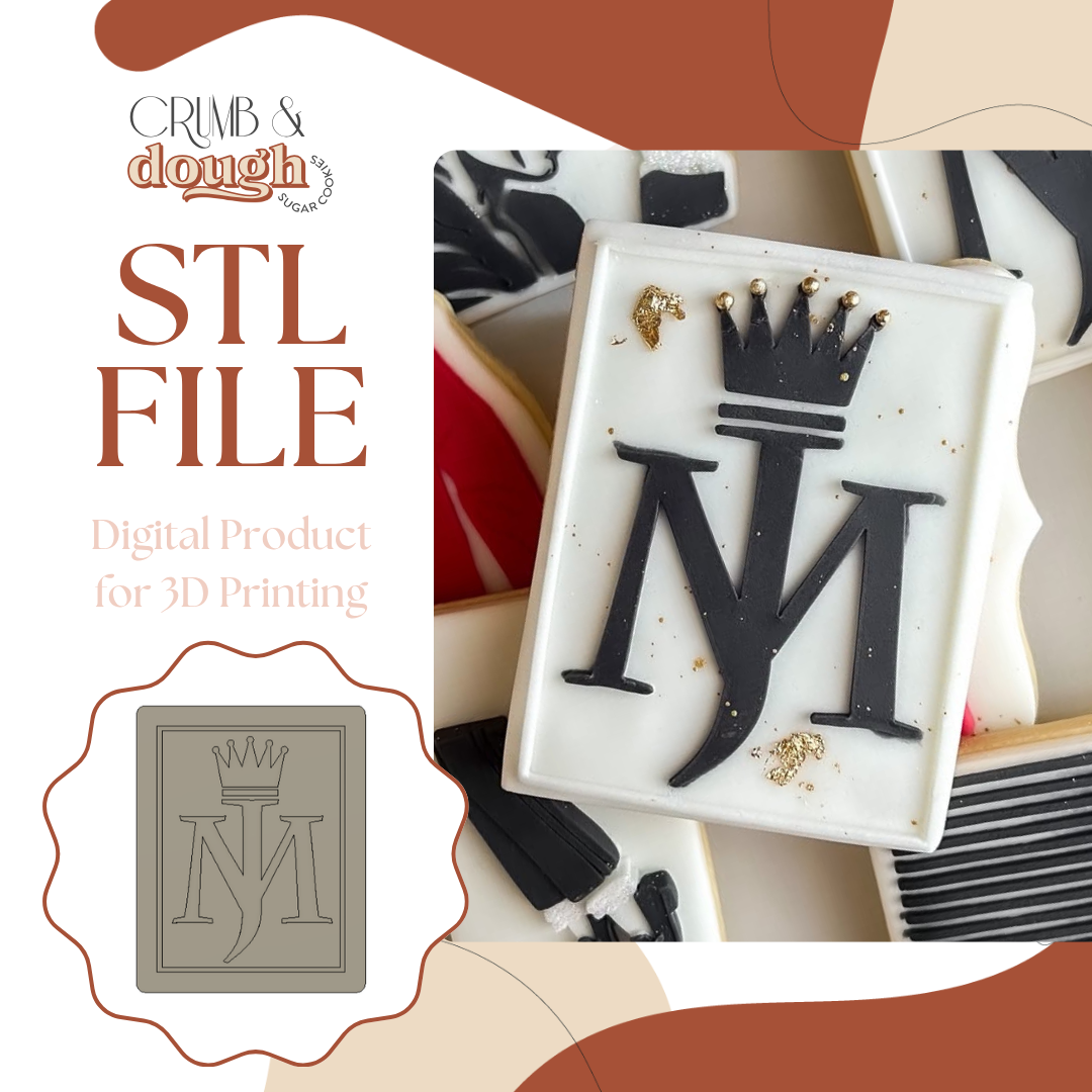 Michael Jackson Crown Logo Stamp & Cutter STL File