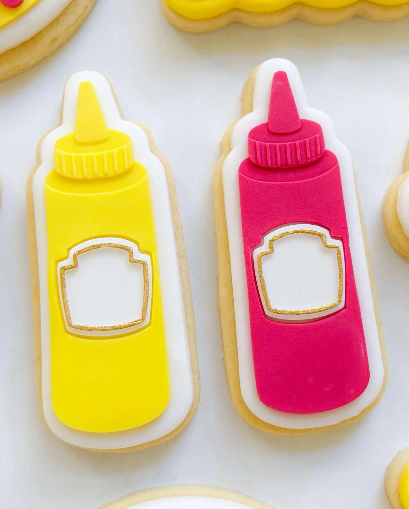 Sauce Bottle Cookie Stamp & Cutter