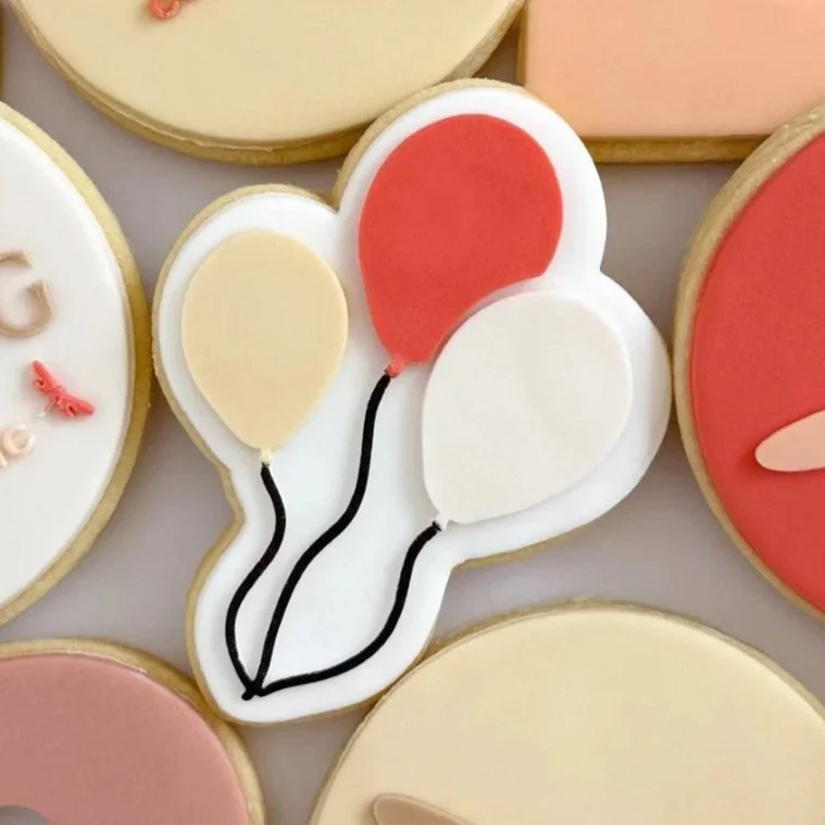 Balloon Bunch Cookie Stamp & Cutter
