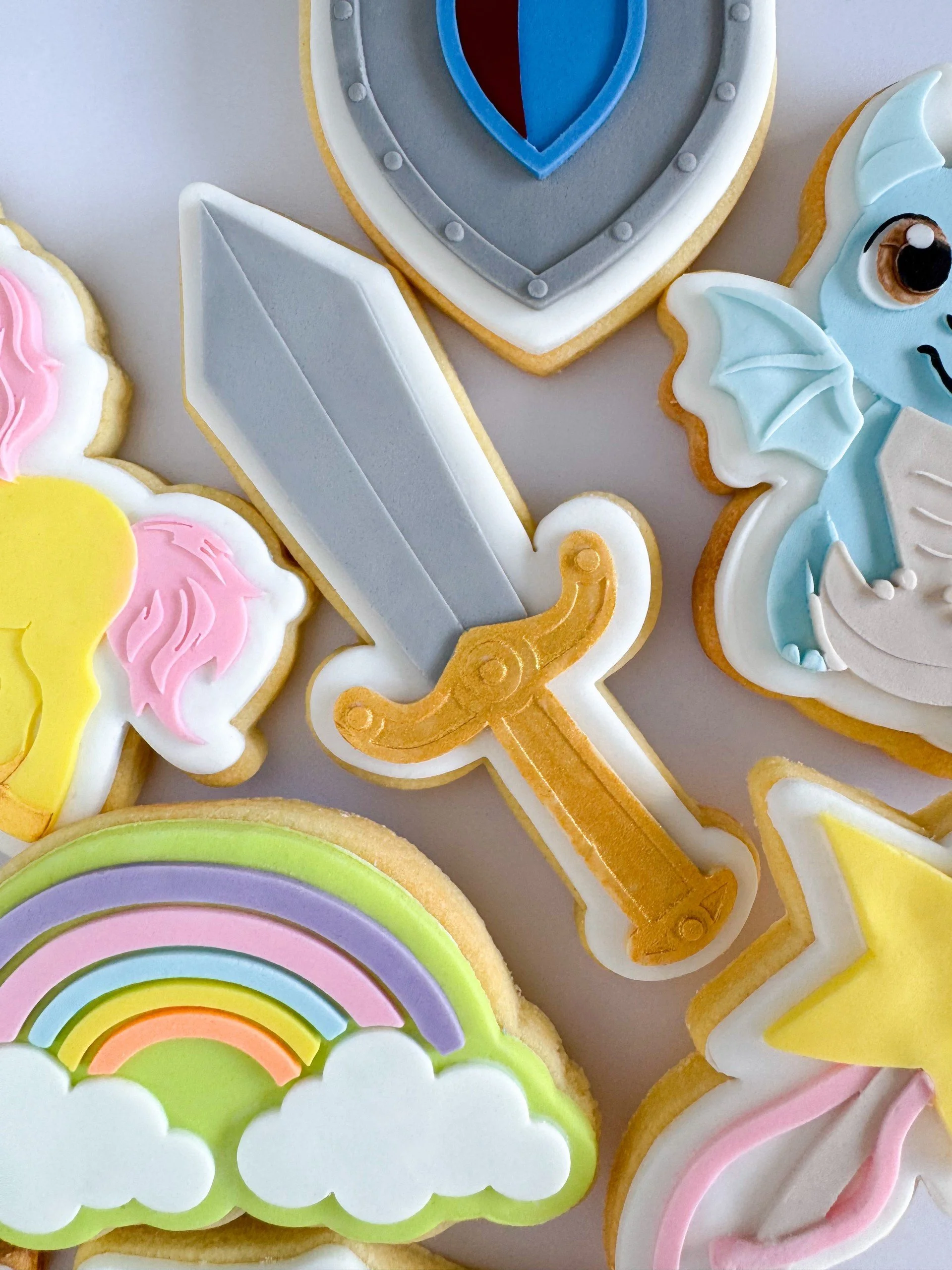 Medieval Sword Cookie Stamp & Cutter