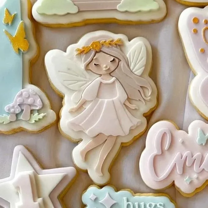 Dainty Fairy Cookie Stamp & Cutter STL File