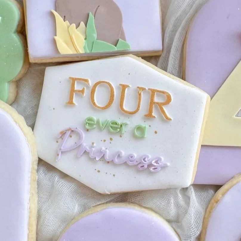FOURever a Princess Cookie Stamp & Cutter