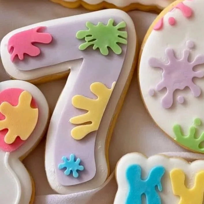 Slime Number 7 Cookie Stamp & Cutter