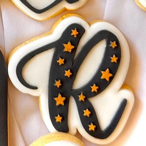 Letter R with Stars Cookie Stamp & Cutter