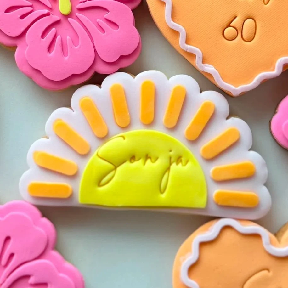 Half Sun Cookie Stamp & Cutter