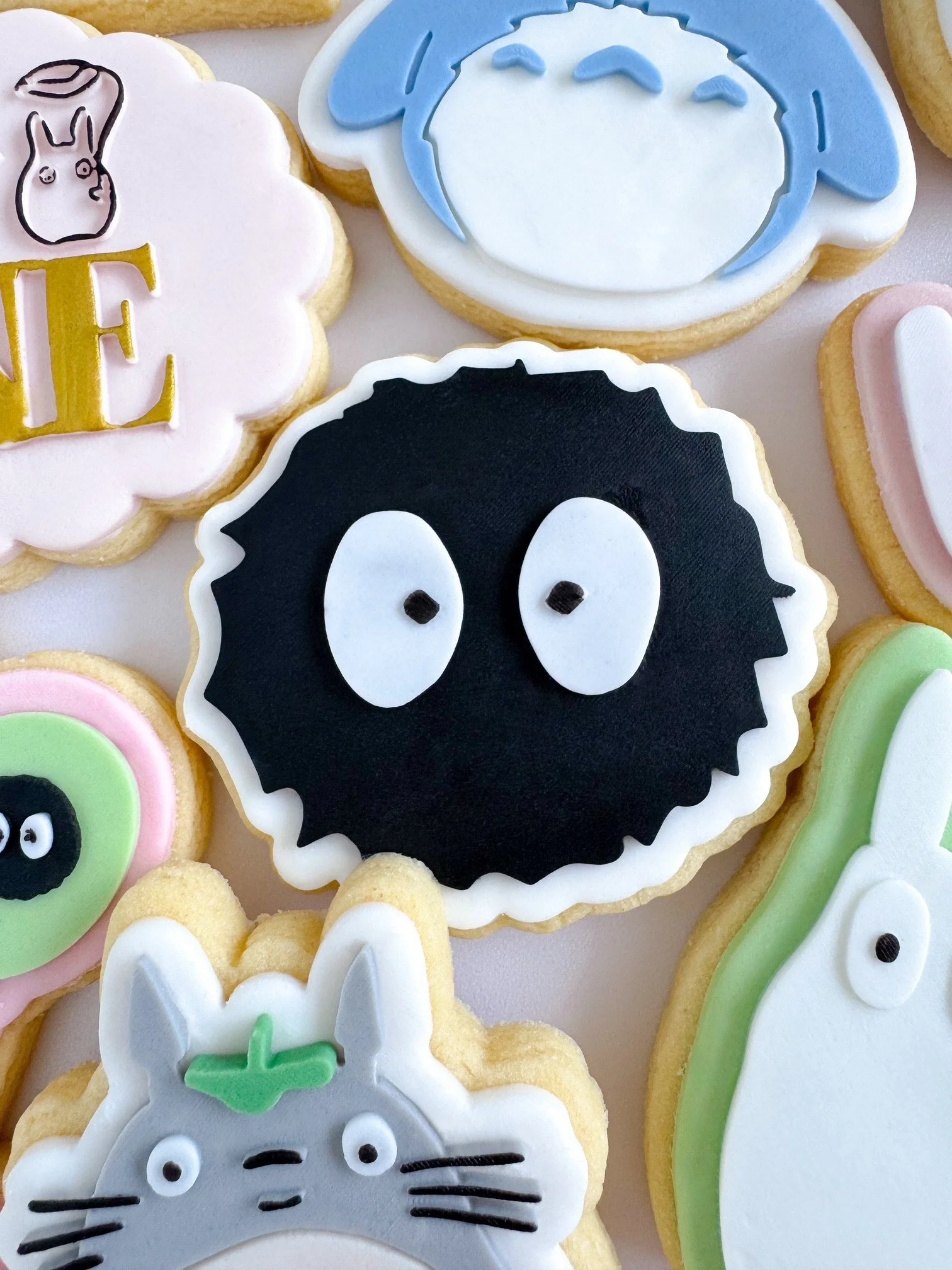 Totoro Soot Sprites Cookie Stamp & Cutter