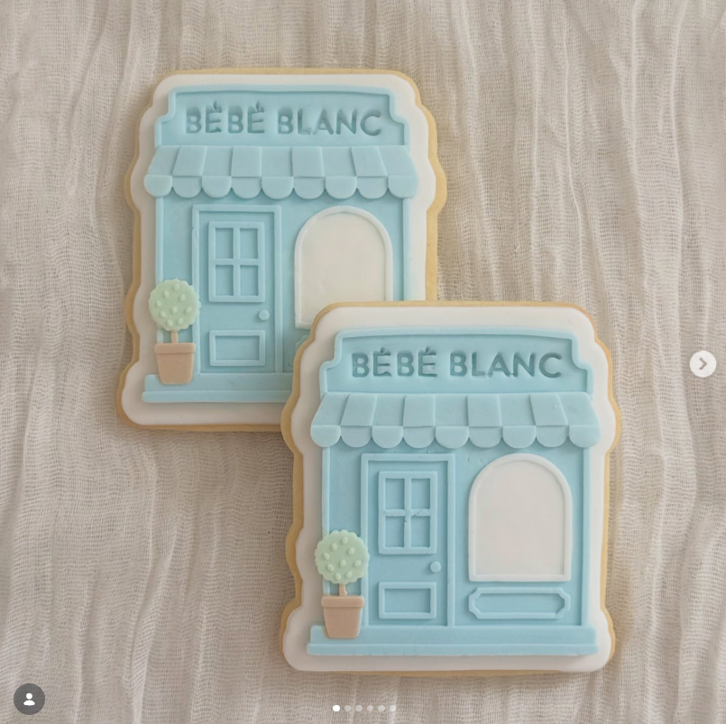 French Patisserie Cookie Stamp & Cutter
