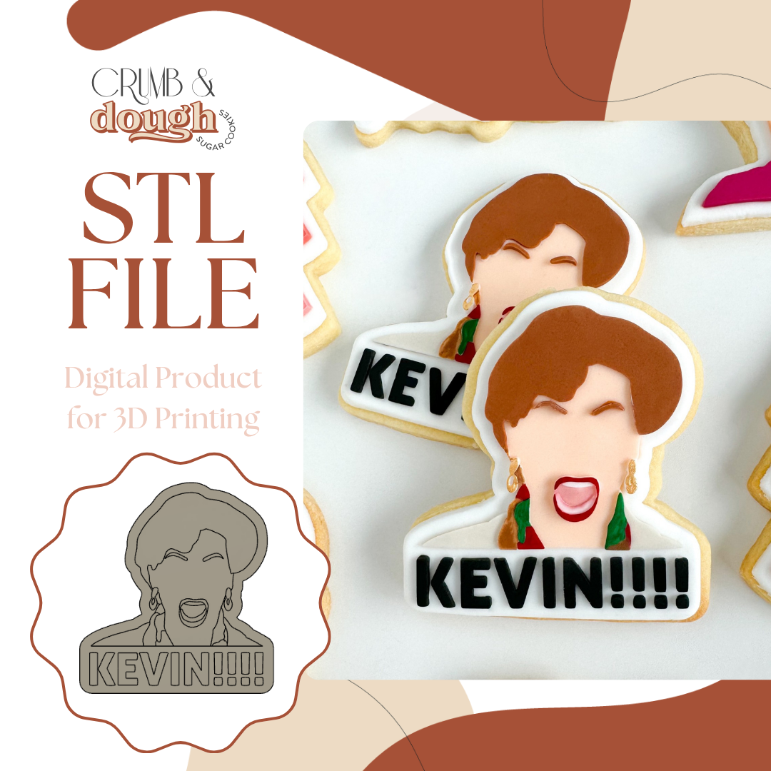 Kate Cookie Stamp & Cutter STL File