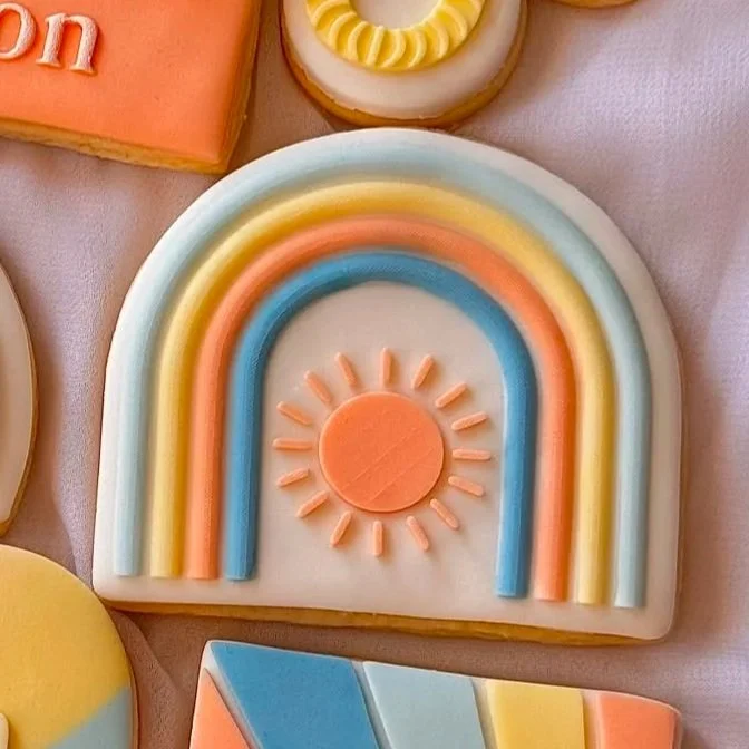 Sun Rainbow Arch Cookie Stamp & Cutter
