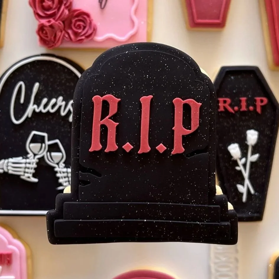 Tombstone RIP Cookie Stamp & Cutter