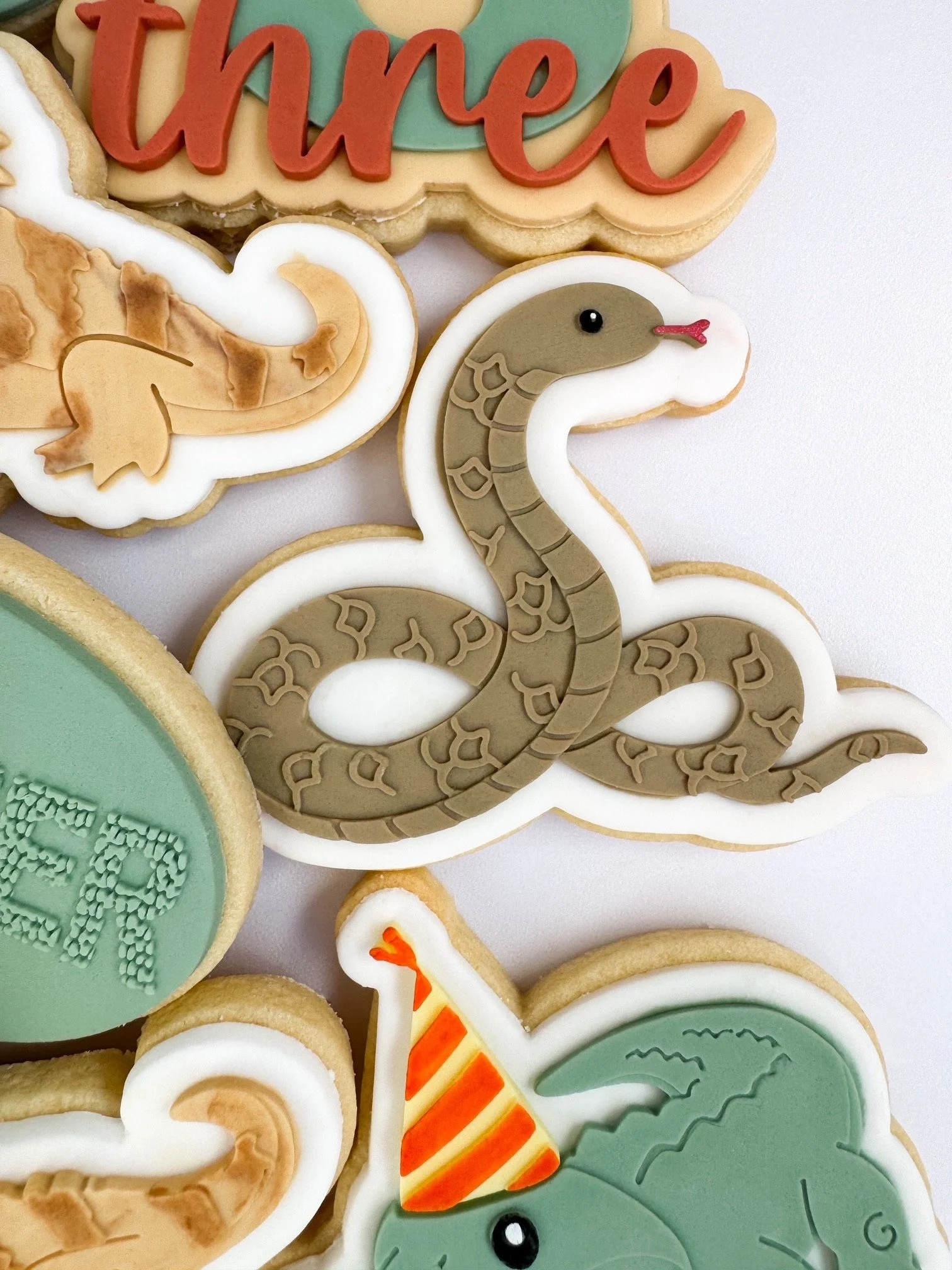 Snake Cookie Stamp & Cutter