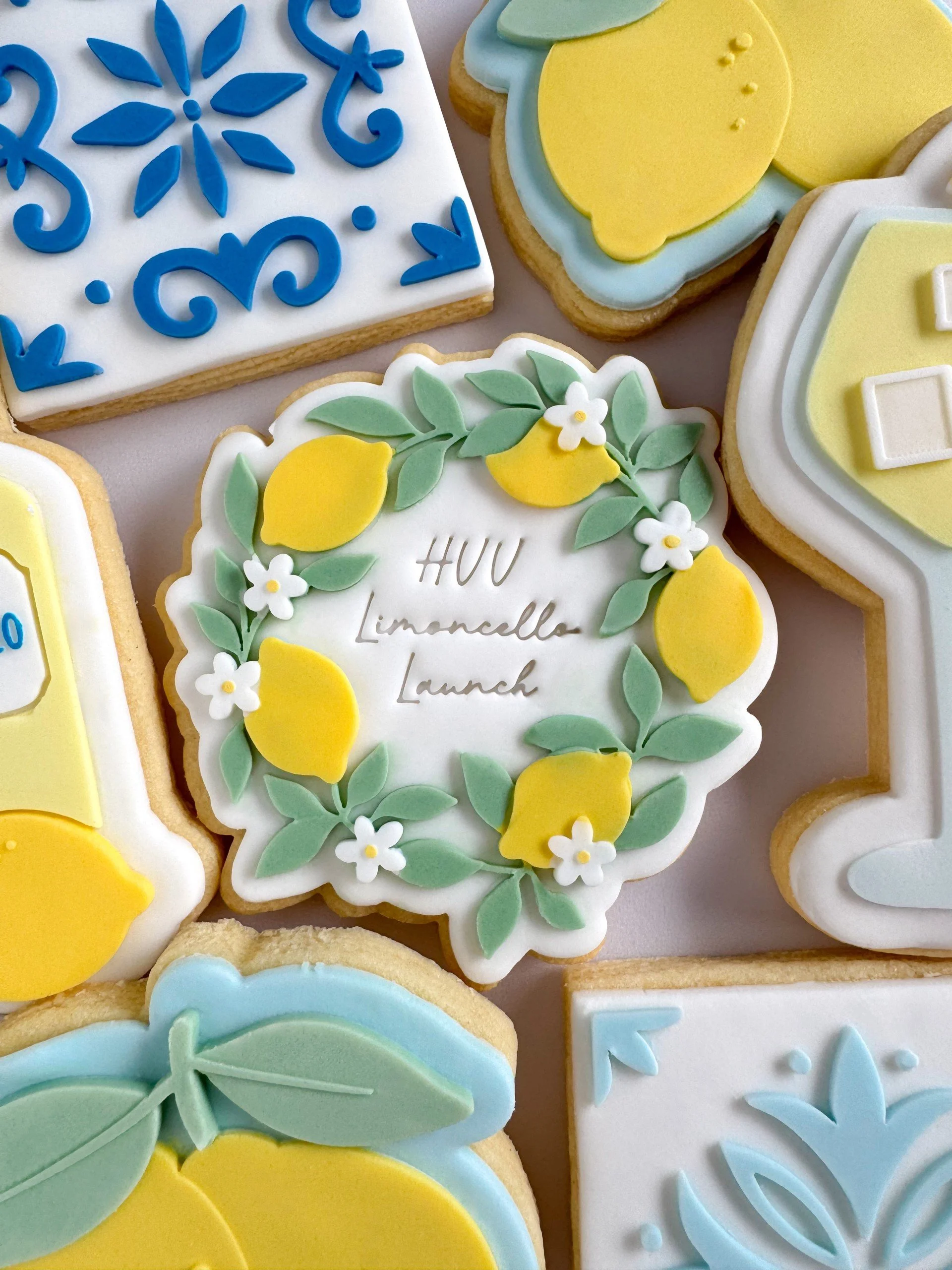 Lemon Wreath Cookie Stamp & Cutter