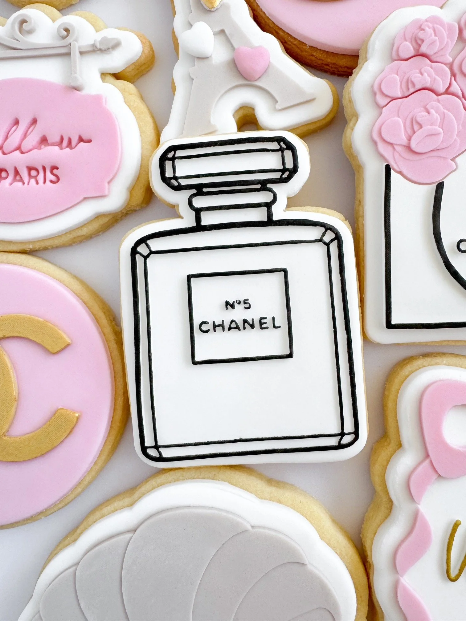 Chanel Perfume Bottle Cookie Stamp & Cutter