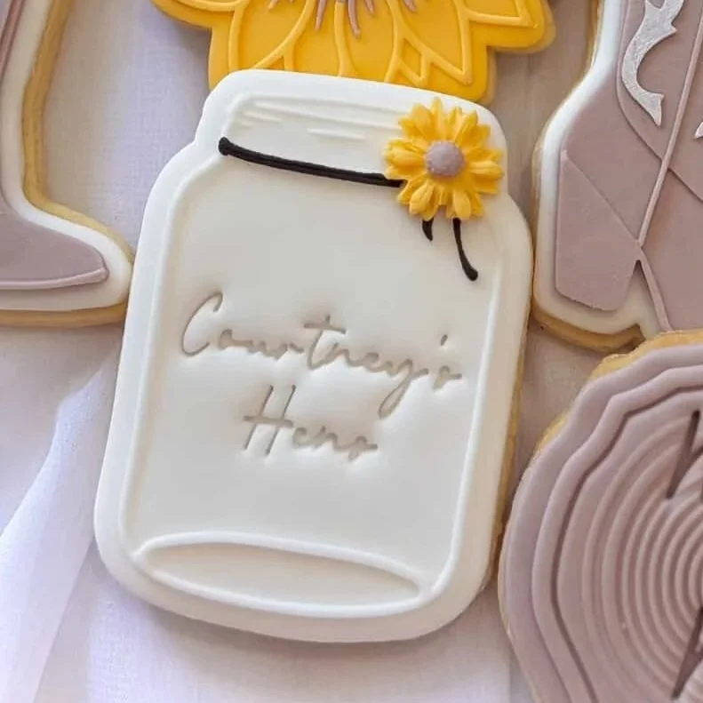 Jar Cookie Stamp & Cutter