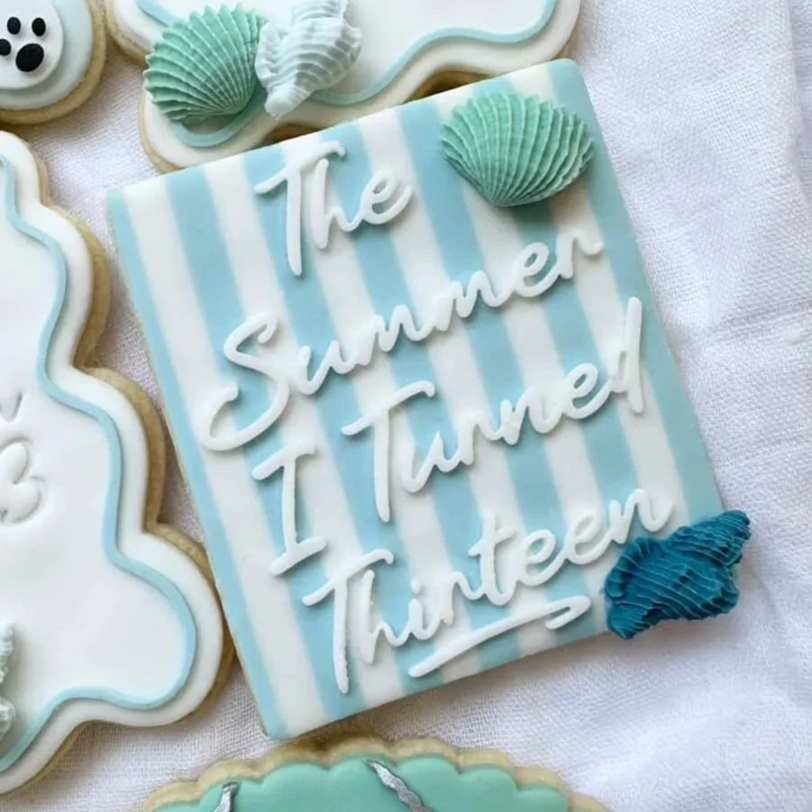 The Summer I Turned THIRTEEN Cookie Stamp & Cutter