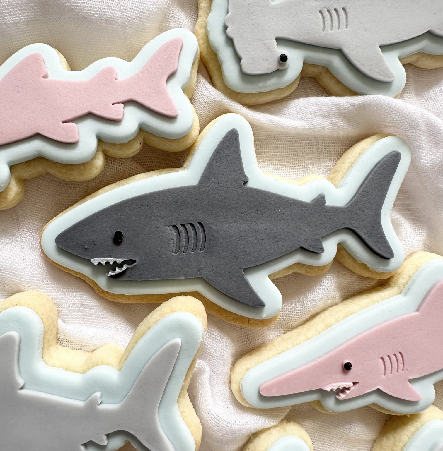 Shark Cookie Stamp & Cutter STL File