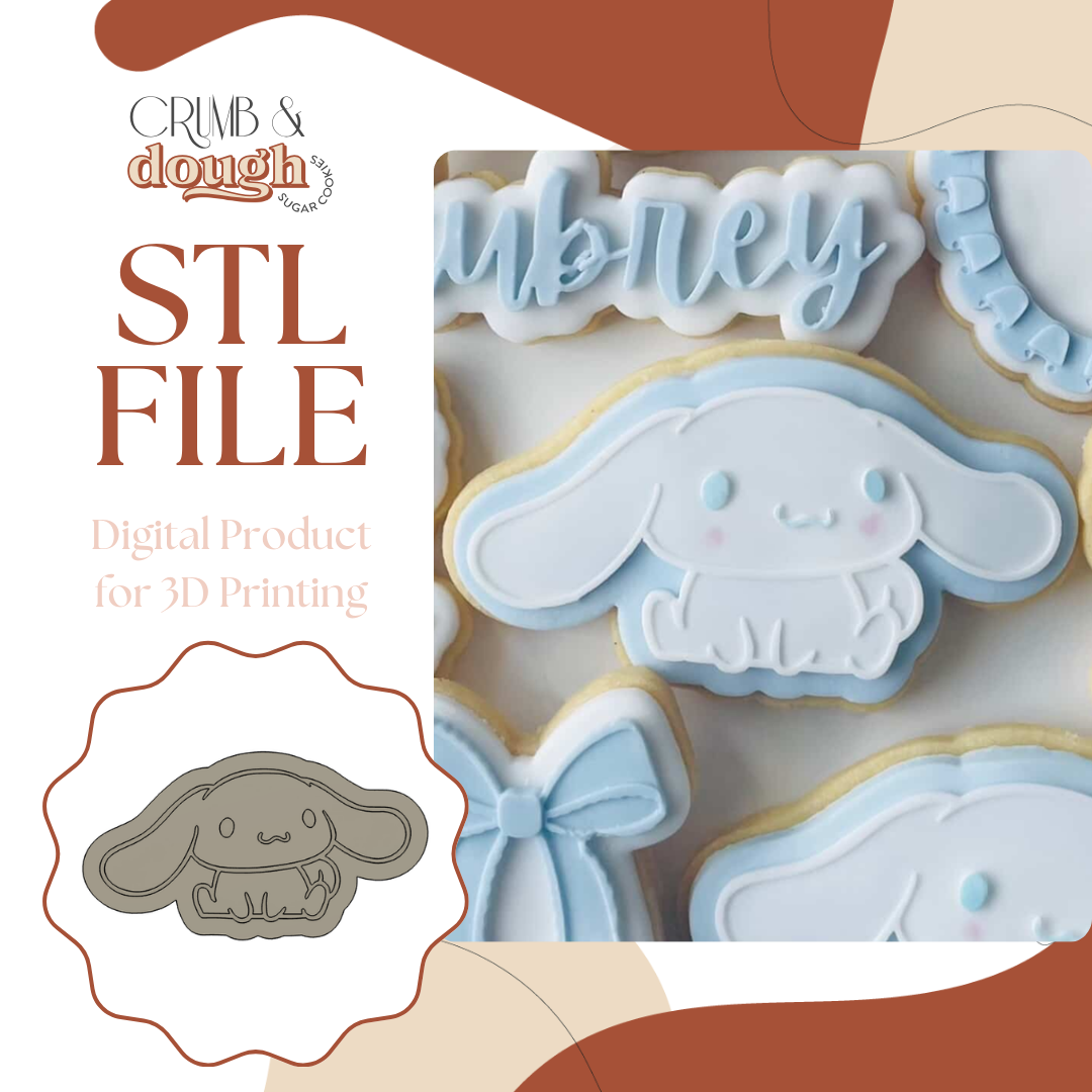 Cinnamoroll Cookie Stamp & Cutter STL File