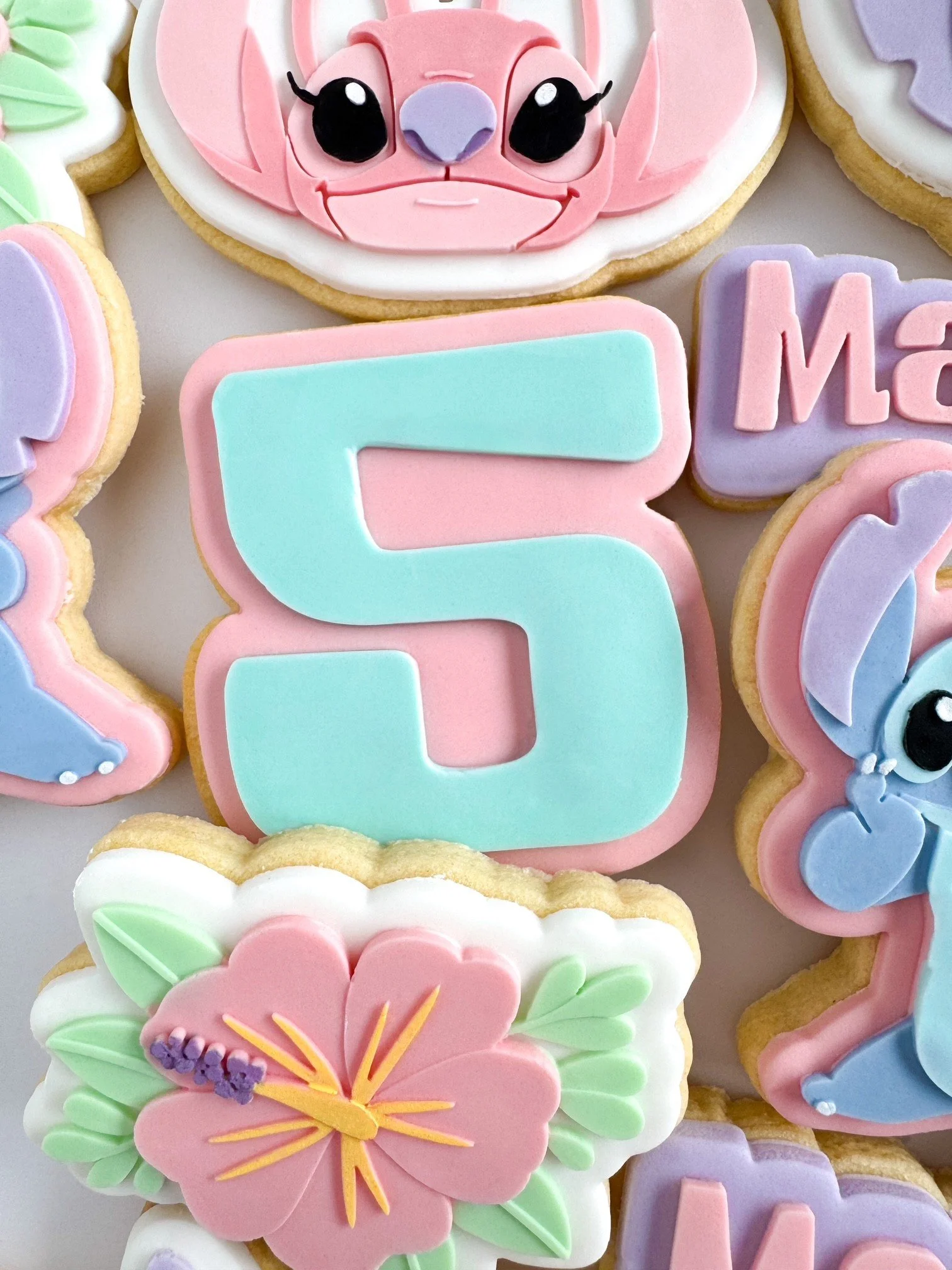 Stitch Number 5 Cookie Stamp & Cutter